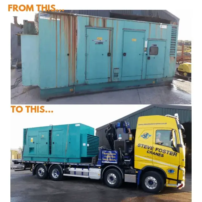 Refurbishment on Cummins 576 kVA
