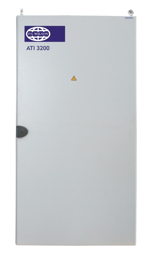 FG Wilson ATI 3200 automatic transfer switch panel; representative ATI 2000 family image